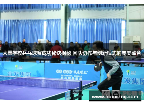 大禹学校乒乓球赛成功秘诀揭秘 团队协作与创新模式的完美融合